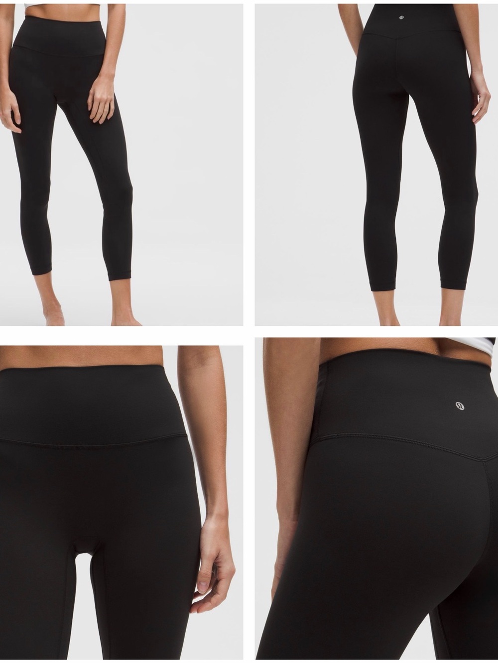 lululemon athletica Black High-Rise 7/8 Leggings
